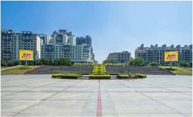 led大屏广东省惠州惠阳区市政广场